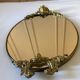 Elegant old oval mirror