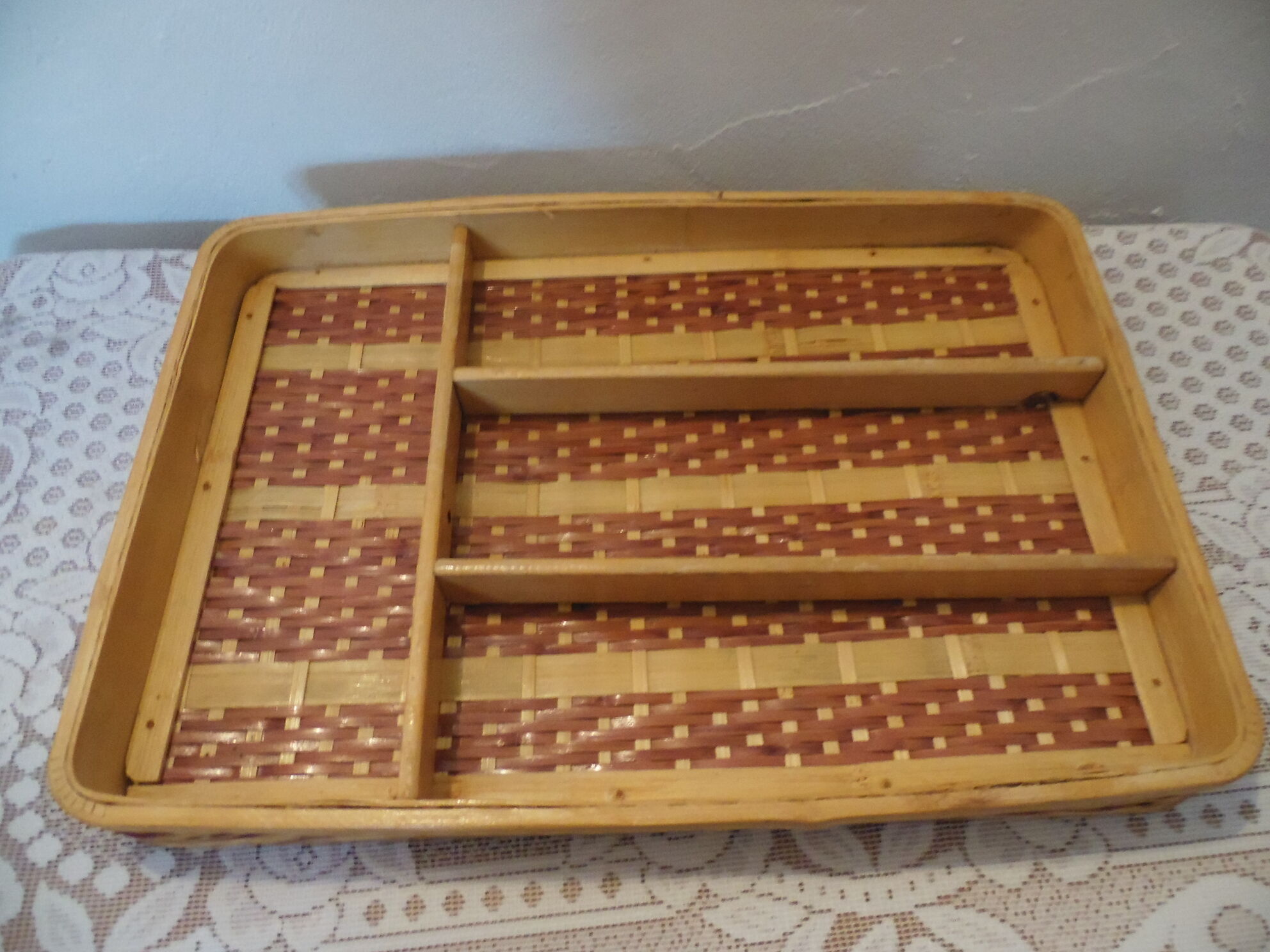 Range couvert osier et bambou