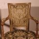 Pair of Louis XVI-style cabriolet armchairs – 18th century