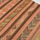 4x7 Red & Brown Vintage Kilim Rug, 123x205Cm