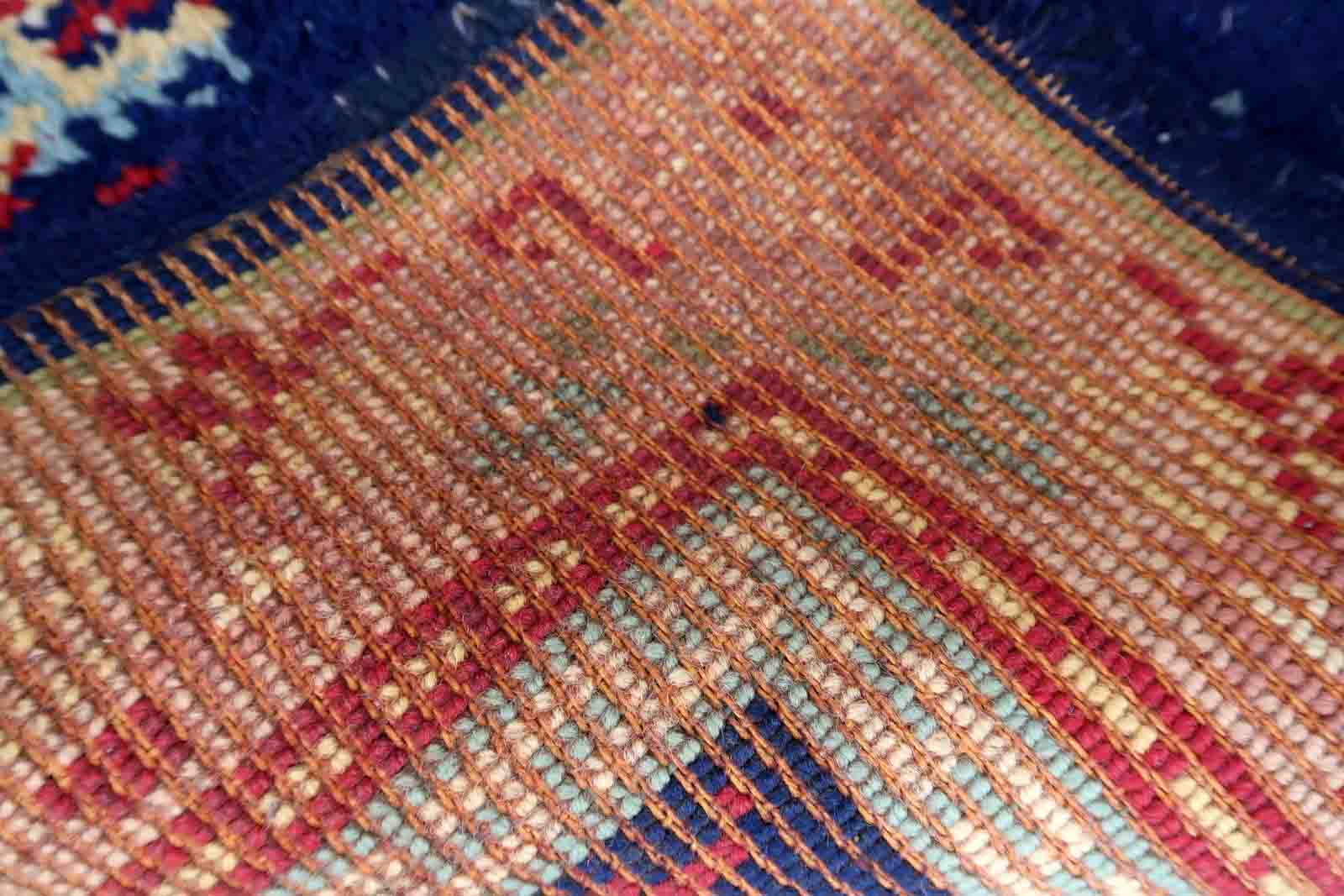 Vintage carpet french soap 90cm x 140cm 1960s
