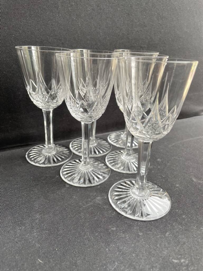 6 Baccarat port glasses Epron service