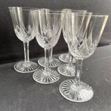 6 Baccarat port glasses Epron service