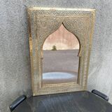 Moroccan brass mirror 19x28cm