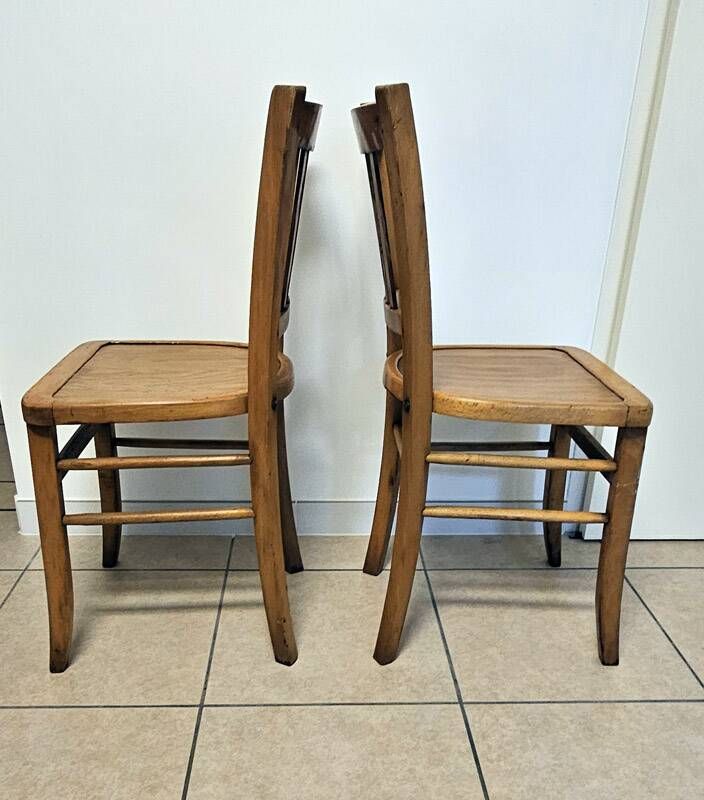 Vintage Luterma bistro chair pair – mid 20th century (1950s-60s)