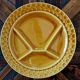 Set of 6 Sarreguemines plates for Burgundy fondue