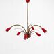 Sputnik design chandelier, Italy 1960s