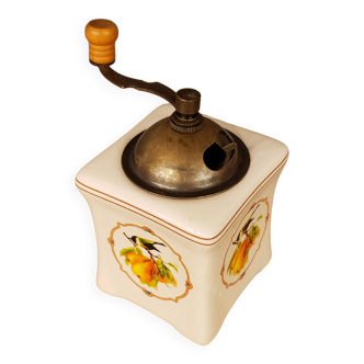 Small porcelain coffee grinder