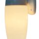 Industrial White Bakelite Wall Light with Milk Glass, 1950s