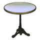 Parisian bistro table cast iron foot