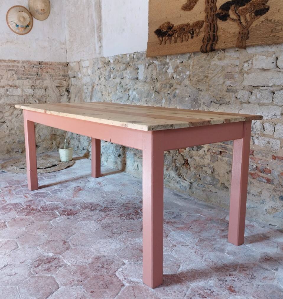 Terracotta farm table