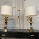 Pair of lamps ears / pineapple by Boulanger, 1970s