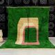 Custom green Moroccan rug 2.5/1.6