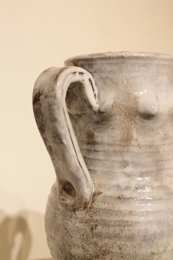 Important vase ansé en céramique - Alexandre Kostanda pour Louis Giraud, Vallauris