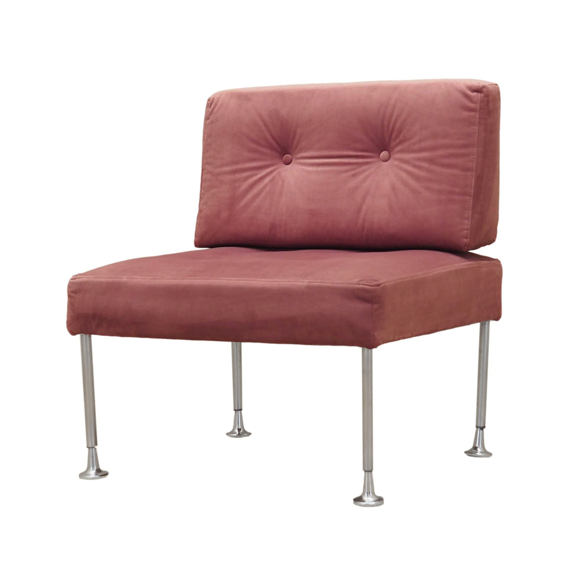 Fauteuil danois rose par Poul Cadovius, années 1960