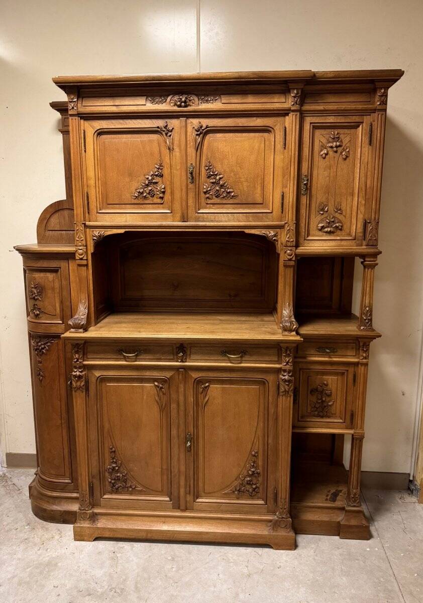 After Gauthier Poinsignon Art Nouveau period sideboard, Nancy School