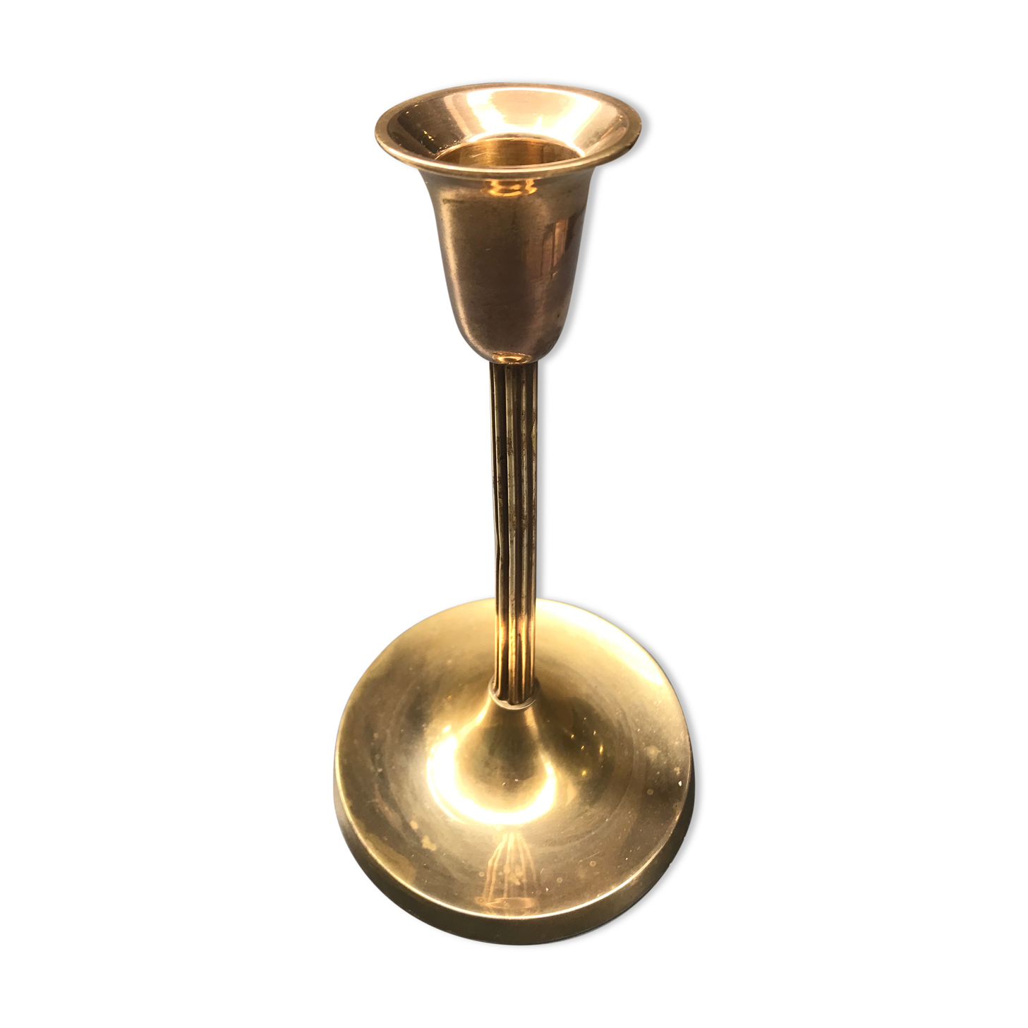 Classic brass candle holder