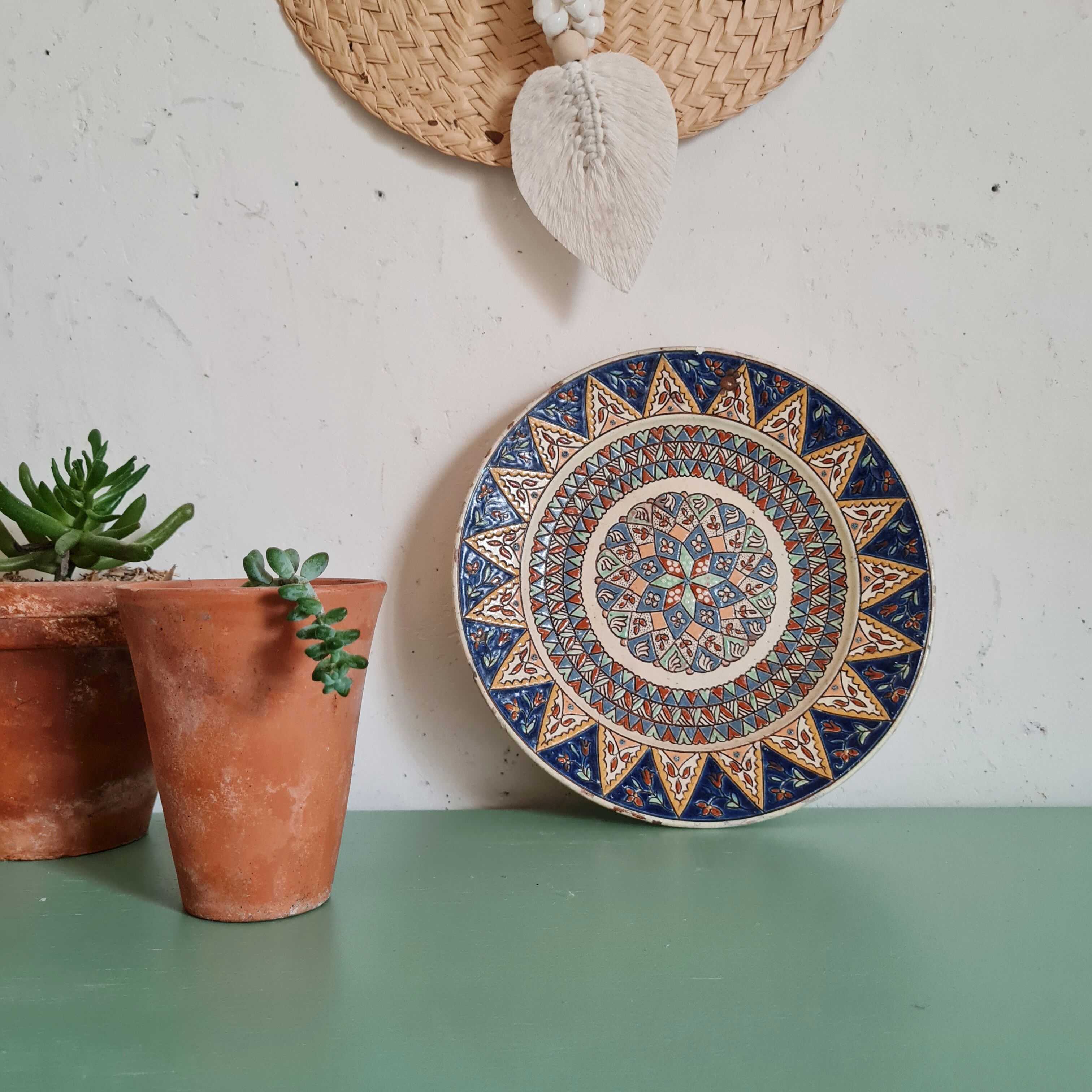Old Moroccan plate
