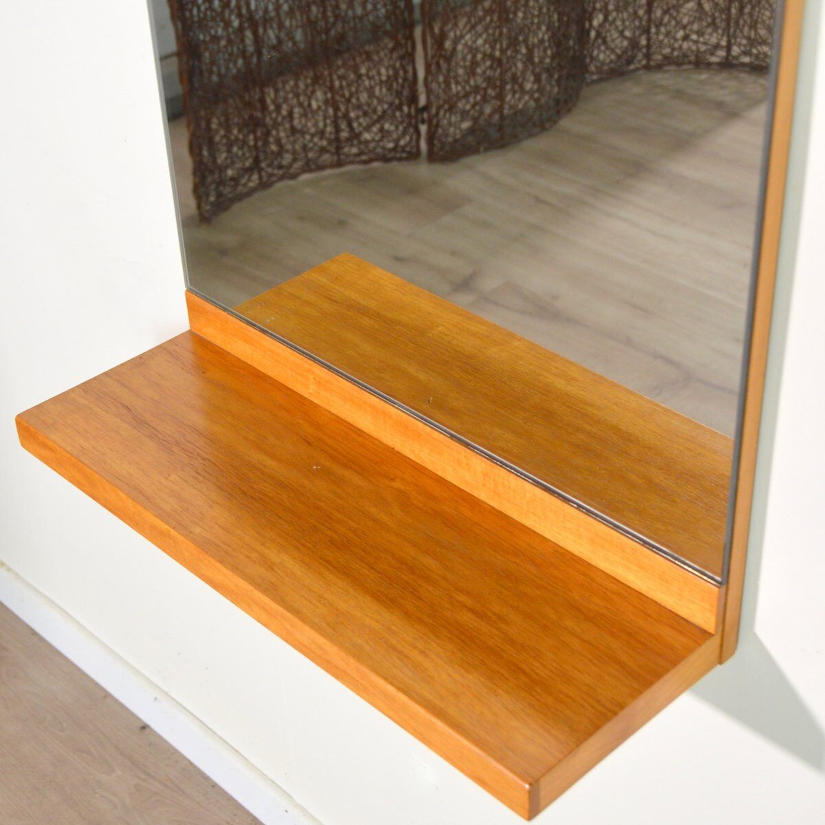 Mirror scandinavian console 1970s