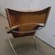 Vintage F444 leather armchair by Pierre Paulin