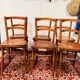 6 anciennes chaises bistrot