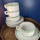 Vintage 70s Arbona Tours cups and saucers (set of 4)