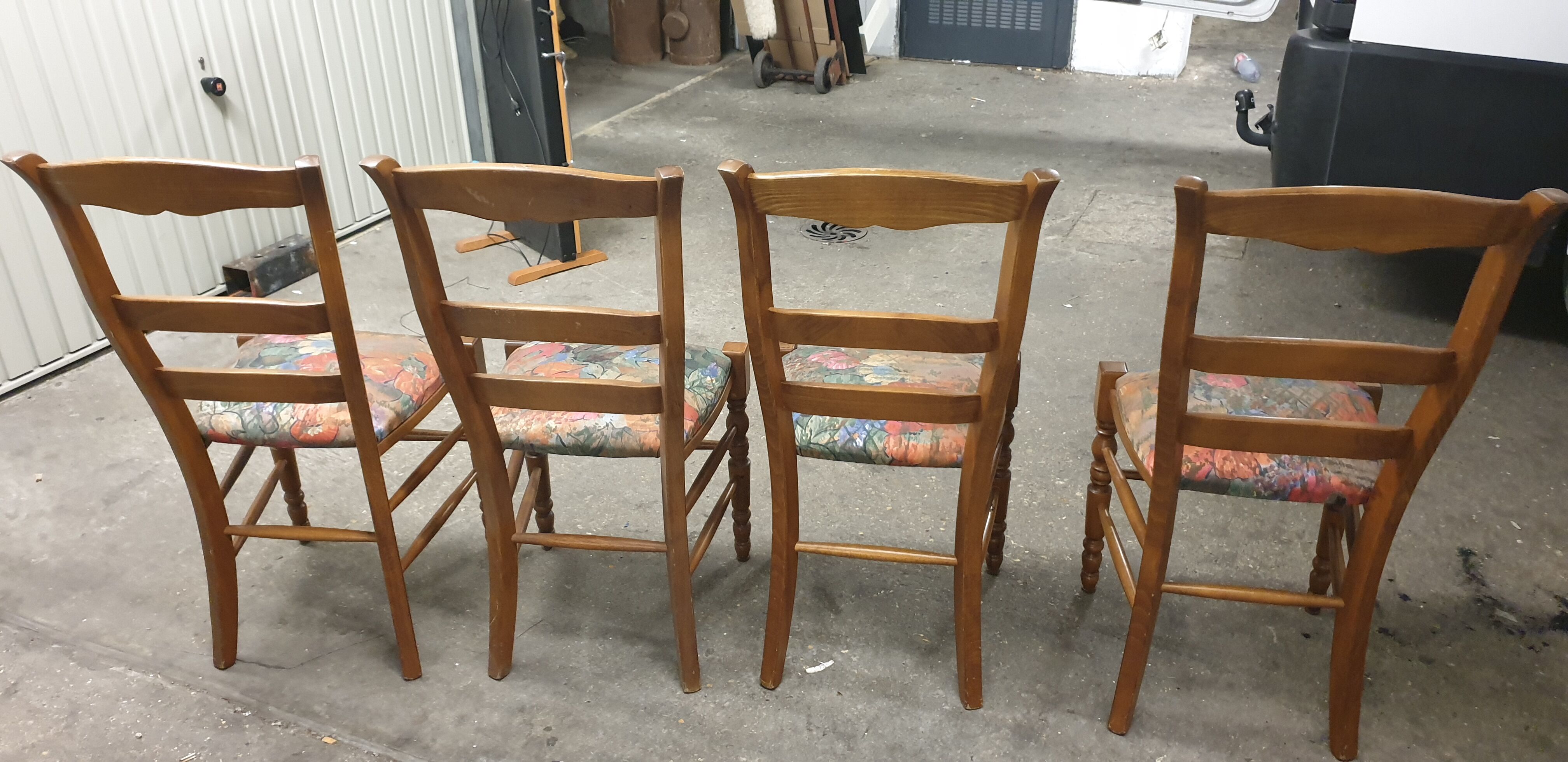 Rustic dining room chairs