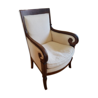 Bergère fauteuil 19e