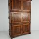19th century European pine campaign cabinet / chest-on-chest
