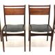 Set of 4 vintage rosewood dining chairs made in the 1960s