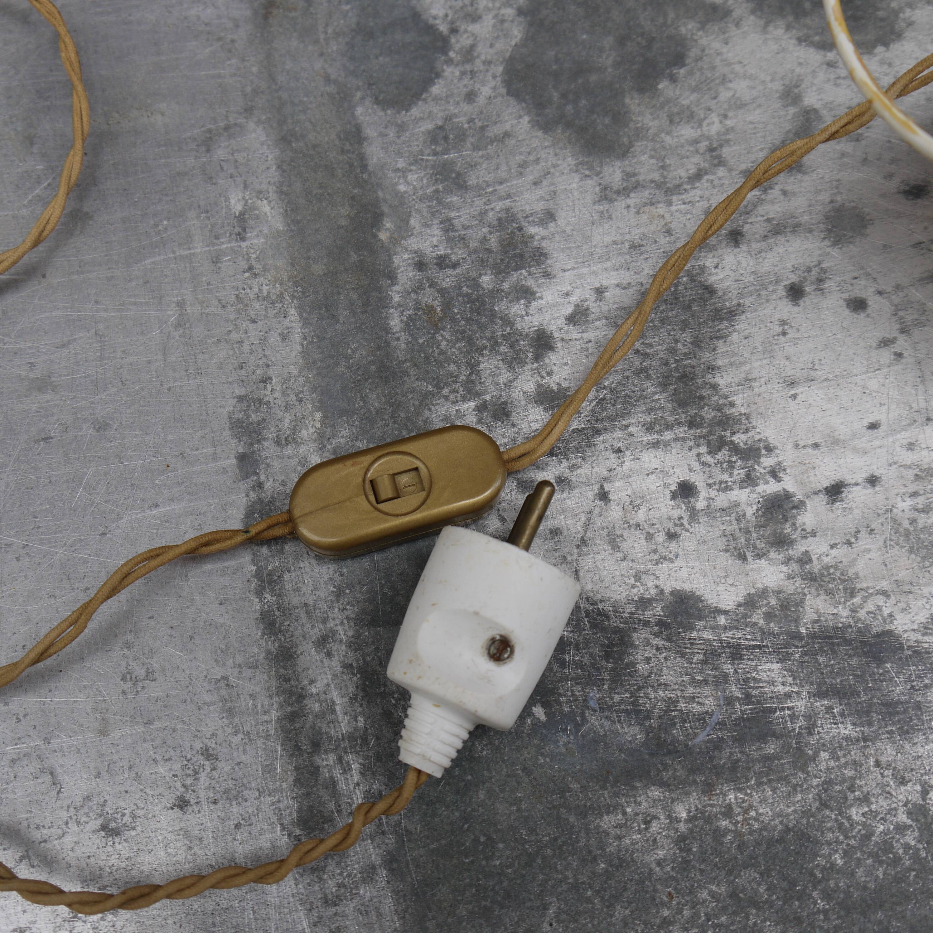 Clichy glass lamp foot