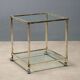 Vintage double-tiered dessert trolley, Italy, 1960s