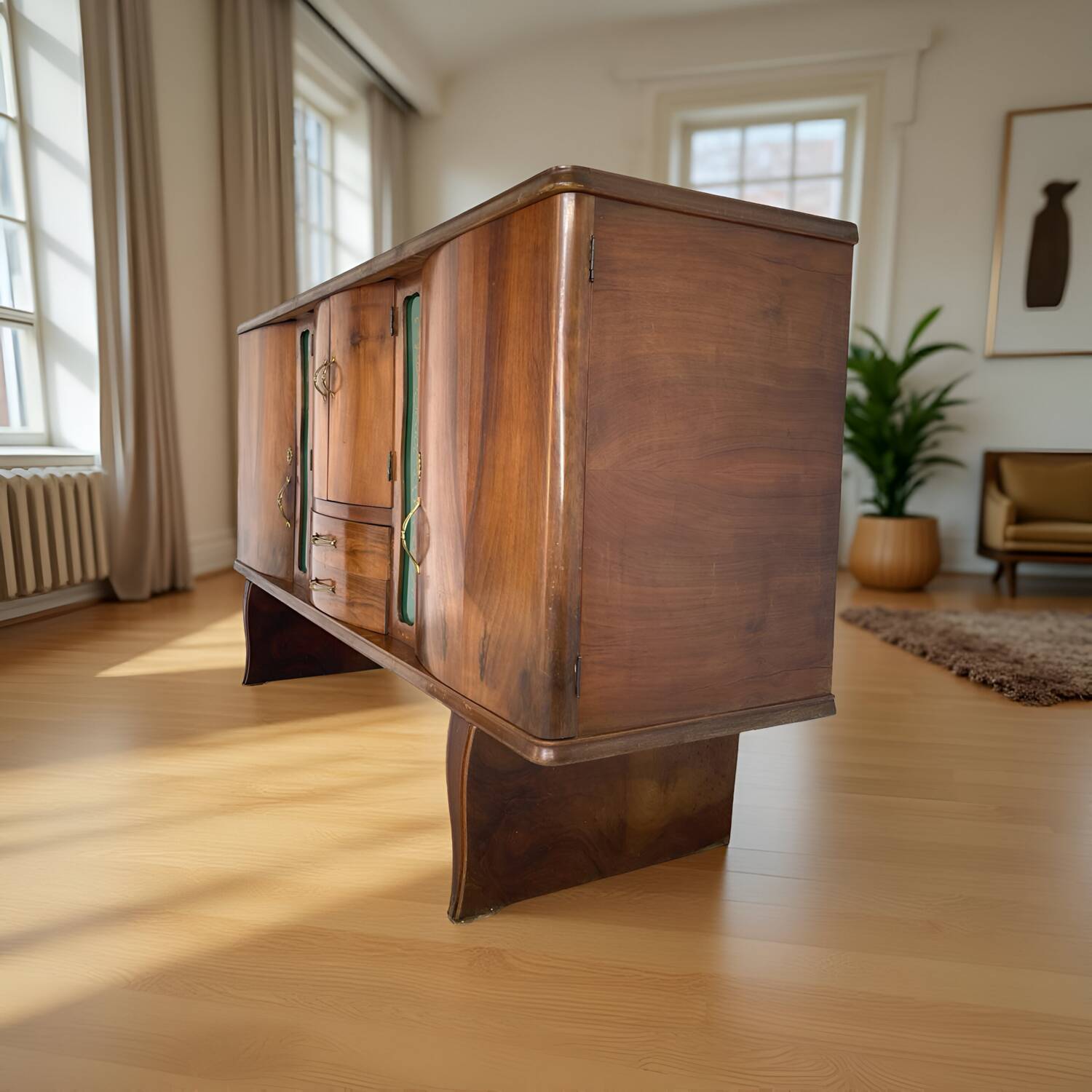 Buffet Art déco italien, années 1930-1940