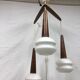 Scandinavian style boomerang suspension of the 60s
