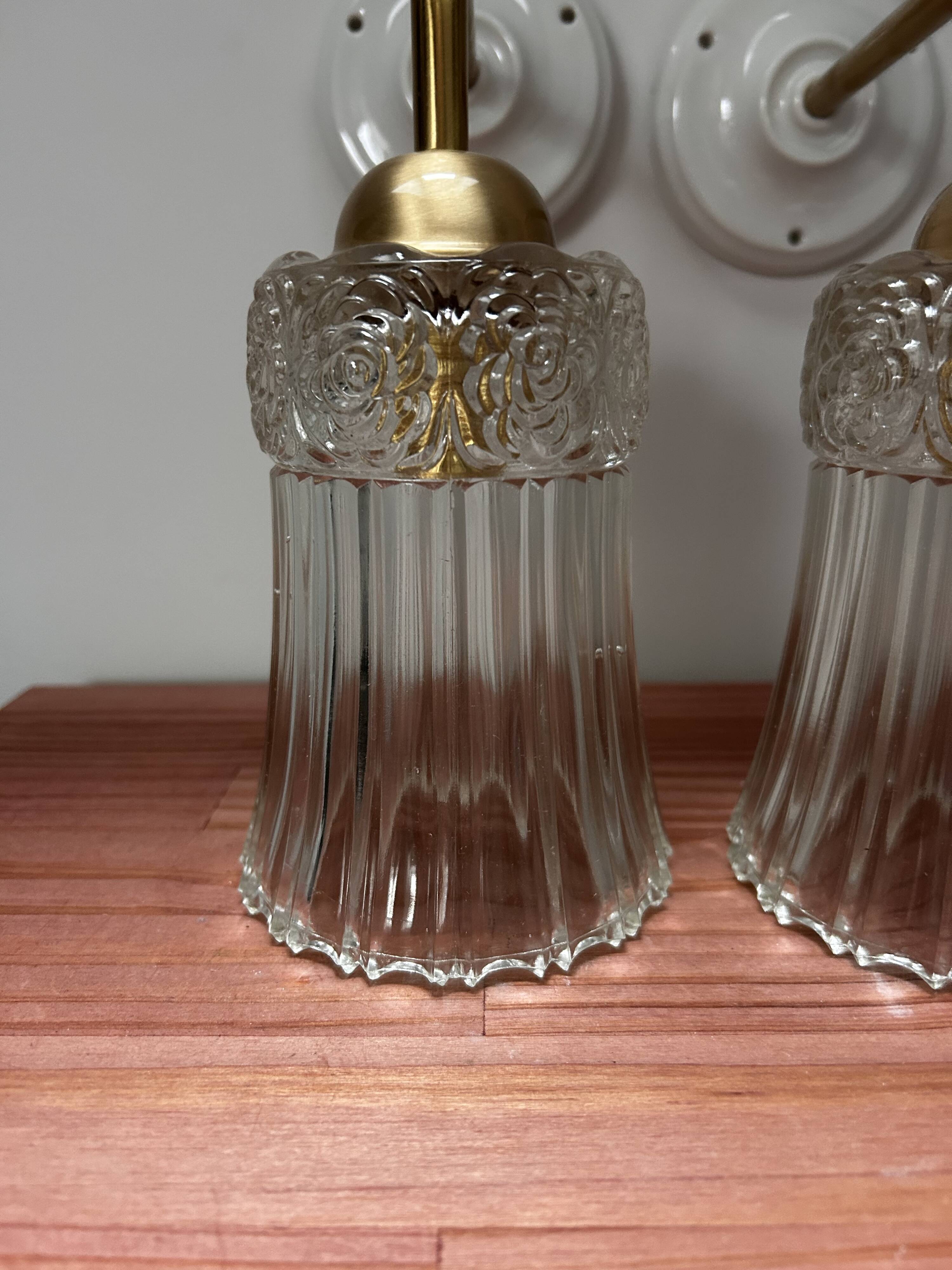 Pair of Art Deco wall lights