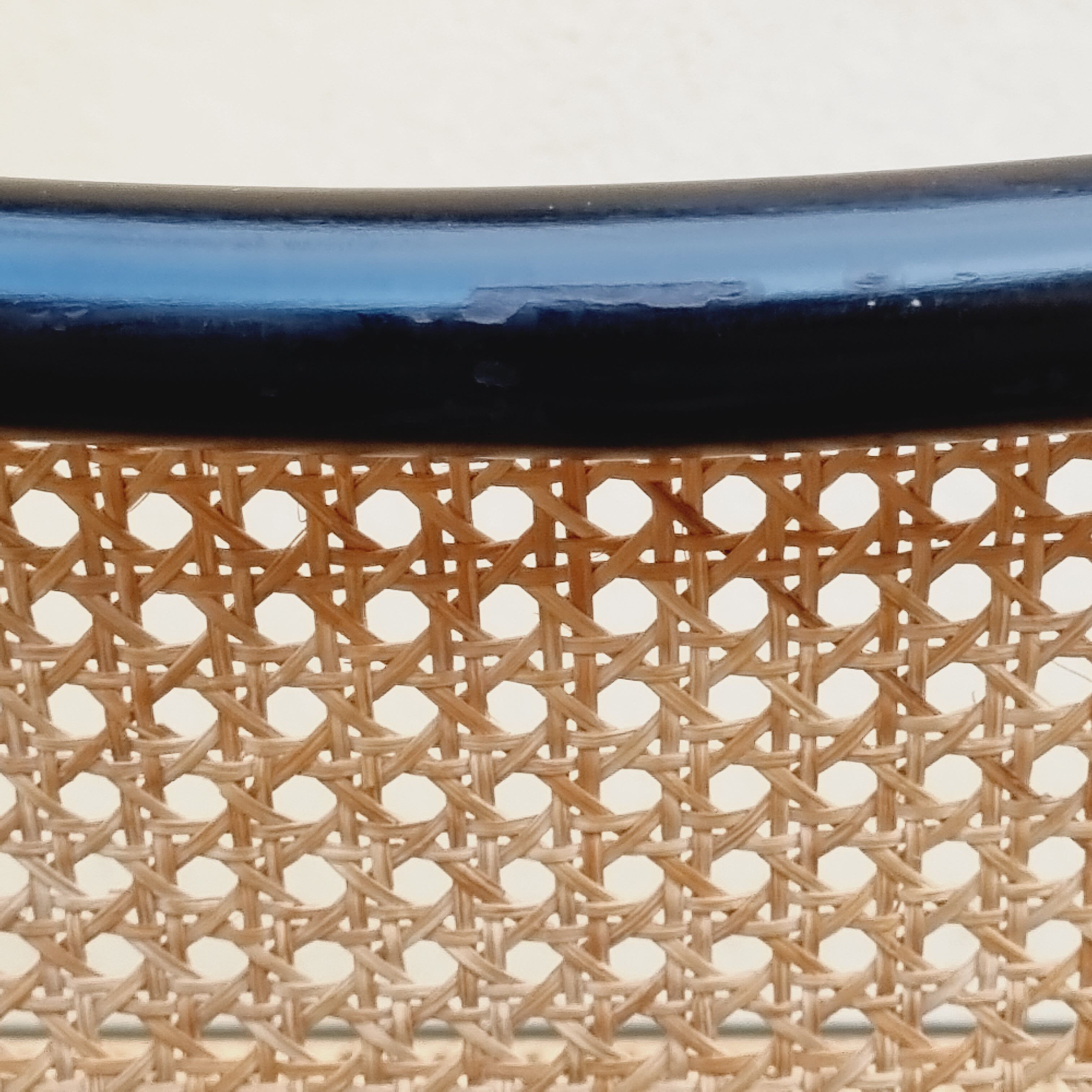 Armchair Cesca B64 black and wicker