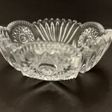 6 coupes en verre taillé
