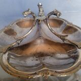 St Louis XV silver metal servant display - 2 hallmarks