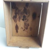 Caisse bois laiterie Charentes