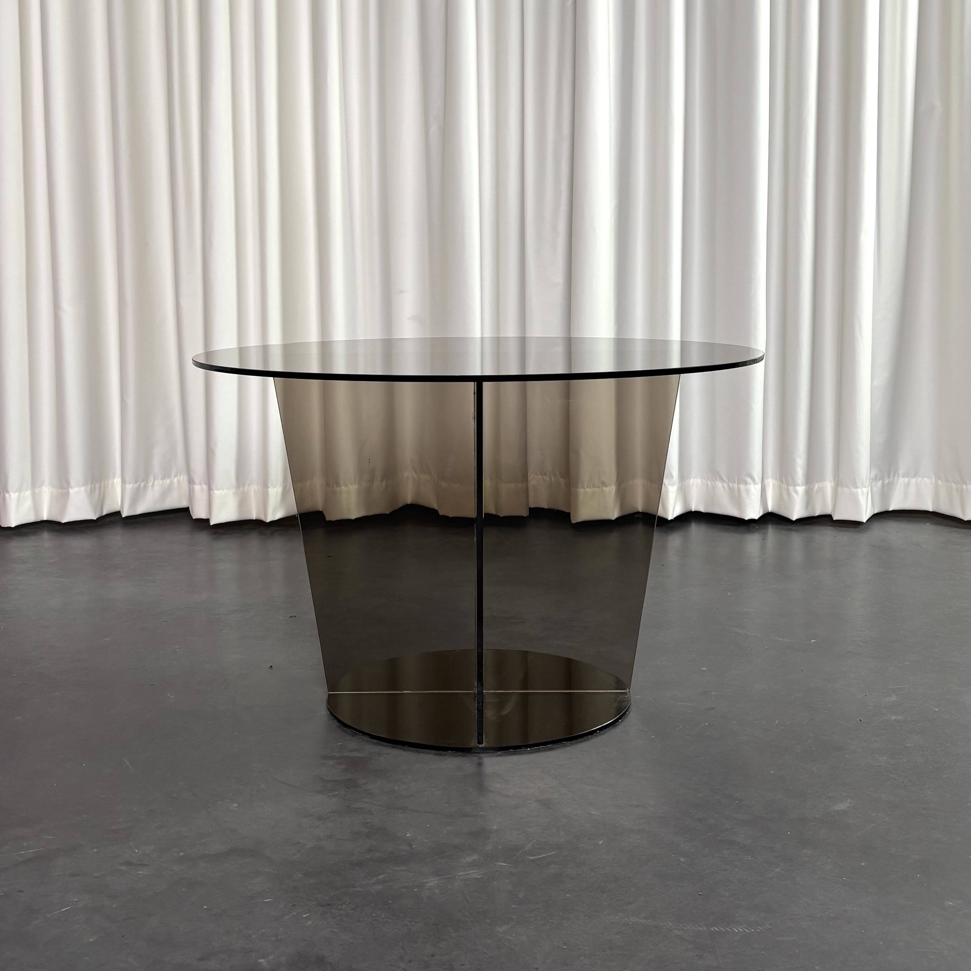 Smoked glass coffee table
