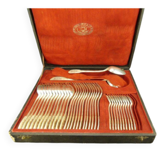 Vintage Christofle cutlery set, Delafosse model.