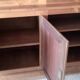 Library in solid cherry wood, Louis Philippe style.