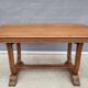 Table bureau extensible Art Déco 1930 piétement en accolades