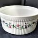Large soufflé dish in Paris porcelain