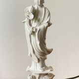 Fine ceramic lamp from the early 20th century