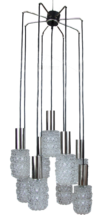 Bauhamp Leuchten Neheum Type 421 Cascade Chandelier