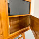 Vintage French modernist sideboard in oak, 1950s design.