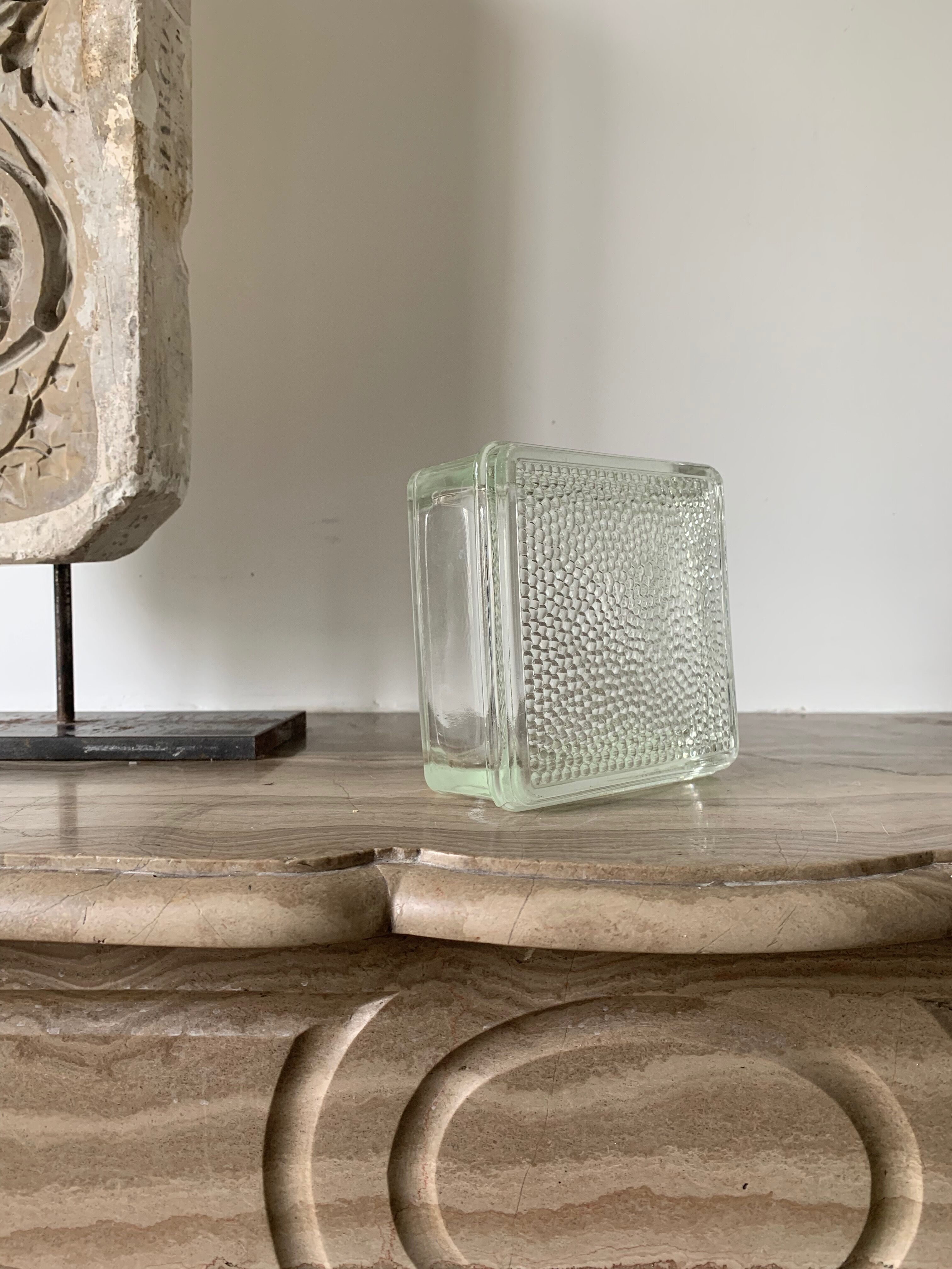 Glass cube catchall