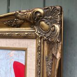 Peinture abstraite sur panneau