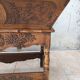 Provençal kneading trough in walnut from the 18th century.
